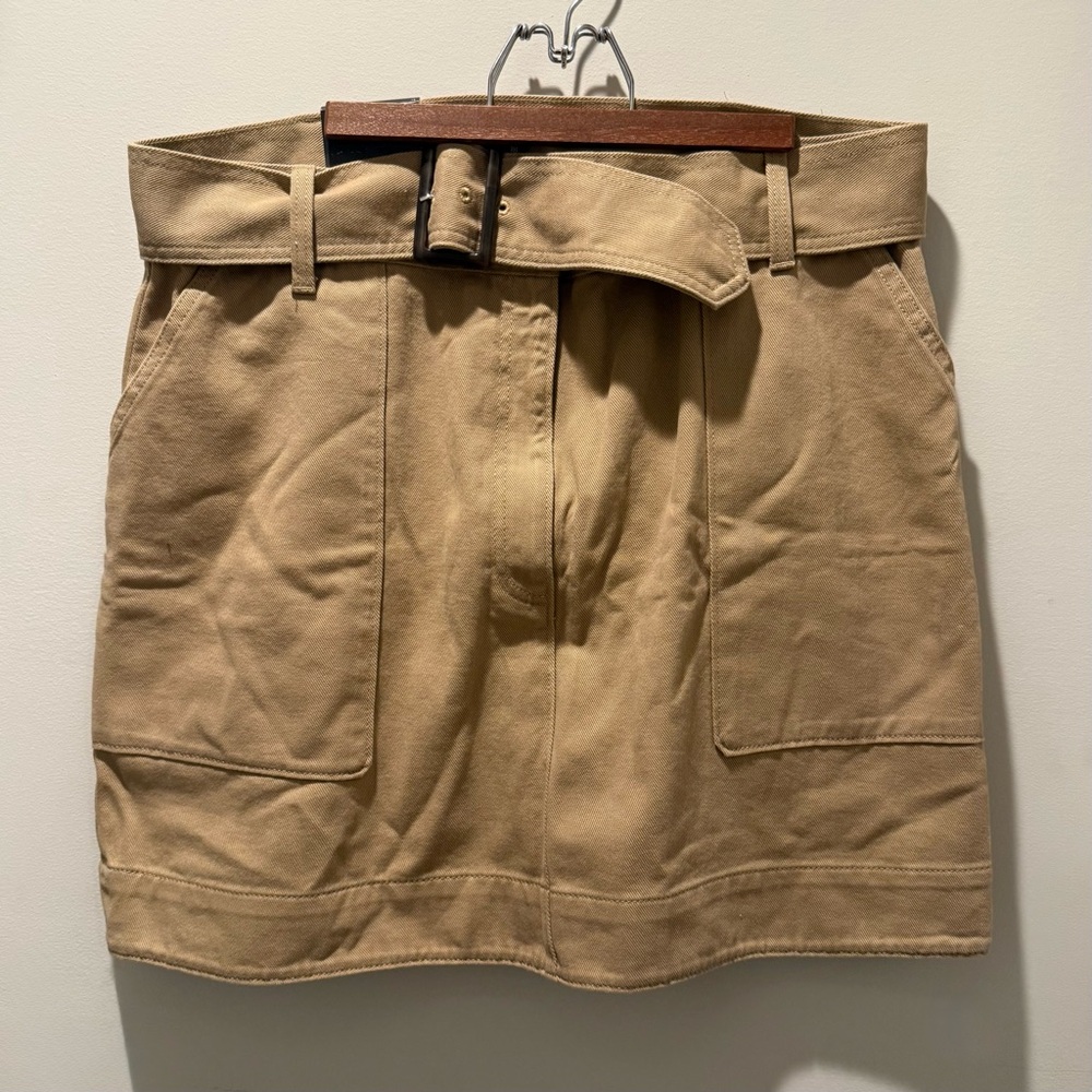 Banana Republic Khaki Skirt with Belt